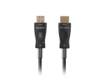 Кабел Lanberg HDMI M/M v2.1 cable 10m optical black aoc