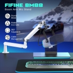 Стойка за микрофон FIFINE BM88 White High End Boom Arm Stand