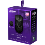 LORGAR MSE90W, Magnesium Alloy Wireless Gaming Mouse Elite, Black