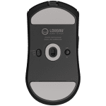 LORGAR MSE90W, Magnesium Alloy Wireless Gaming Mouse Elite, Black