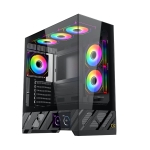 Xigmatek кутия Case ATX - Alphard Pro - 6 inch LCD Display, 6 ARGB Fans