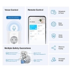 TP LINK TAPO P100 Смарт контакт 10A, 2300W, 2.4Ghz, задаване на график, таймер