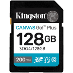 KINGSTON 128GB SDXC Canvas Go Plus Gen4 200MB/s C10 UHS-I U3 V30