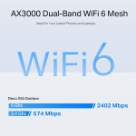 Безжична Wi-fi 6 Mesh система TP-Link Deco X50-Outdoor AX3000