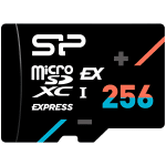 SILICON POWER, 256 GB, microSD EX,256GB,UHS-I,PCIe Gen3x1,U3,V30,A1