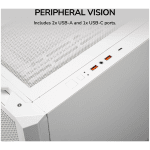 COUGAR MX600 PC Case, Mid Tower, White