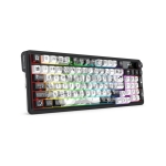 Bluetooth и безжична механична геймърска клавиатура Redragon Artemis Pro Anime K719GF-RGB-PRO RGB осветление - черно с бяло