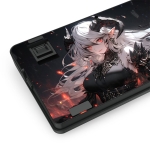 Bluetooth и безжична механична геймърска клавиатура Redragon Artemis Pro Anime AK K719AK-RGB-PRO с червено RGB осветление - черна