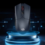 Безжична Bluetooth и кабелна геймърска мишка Redragon Fyzu Lite M995GB-LIT - черна със сиво