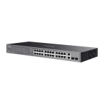 28-портов Gigabit Easy Managed комутатор с 24 PoE+ порта TP-Link Omada ES228GP