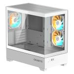 Кутия GIGABYTE C201 PANORAMIC ICE + 3 ARGB Вентилатора