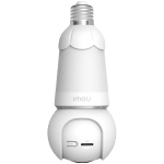 Imou 5MP Wi-Fi PTZ Bulb camera, H.265, 2.8 mm lens, Smart Full-Color Night Vision, Panoramic Pan & Tilt (340° Coverage), Built-in Mic & Speaker, Siren, Built-in Spotlight, Wi-Fi 6, Human/Vehicle Detection, Smart Auto Tracking, 350 Lumen