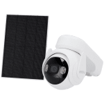 Imou Cell PT Solar KIT, Smart full color night vision PT 360 camera 3MP, 1/2.8 progressive CMOS, H.265, 15fps, 3.6mm lens, FOV 88, IR up to 20m, 8x digital zoom, micro SD up to 256GB, Built-in Mic and Speaker, spotlight, PIR detection, FSP12