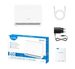 Рутер Cudy LT500E Wi-Fi 4G LTE Cat.4 Router AC1200 Wi-Fi build-in 4G LTE modem 4 10/100M RJ45 Ports Nano SIM Slot, 300Mbps at 2.4GHz + 867Mbps at 5GHz Internal antennas Cudy Mesh Support