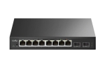 Комутатор Cudy GS108ES2 8-Port Gigabit Easy-Managed Switch 10/100/1000M RJ45 Ports 2 Gigabit SFP ports Desktop Metal Case Local management via Web GUI support STP/RSTP MAC Management Cudy Cloud APP