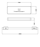 Thermalright външна кутия за диск Storage - Case - M.2 NVMe M-key 20 Gbps - HR-EB101
