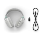 Геймърски безжични слушалки Logitech G321 Lightspeed, Микрофон, Бели