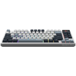 MSI FORGE GK600 TKL WIRELESS SKY - Hot-Swappable Mechanical Switches, PBT Keycaps, Sound-Dampening Foam and Gaskets, Integrated Display, RGB LED, 2.4GHz, BT, USB-C