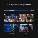 Рутер Wi-Fi 7 TP-Link Archer BE450 BE7200 2-лентов