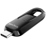 SanDisk Ultra Slider USB Type-C Flash Drive, 128GB USB 3.2 Gen 1 Performance with a Retractable Connector