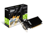 MSI NVIDIA GT710 HDMI DVI-D D-SUB 64B 2GB PASSIVE LP