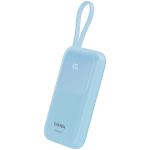 CANYON power bank OnPower 101 built-in cable 10000 mAh PD22.5W Blue