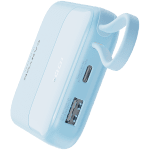 CANYON power bank OnPower 101 built-in cable 10000 mAh PD22.5W Blue