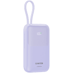 CANYON power bank OnPower 101 built-in cable 10000 mAh PD22.5W Purple