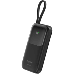 CANYON power bank OnPower 101 built-in cable 10000 mAh PD22.5W Black
