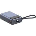 CANYON power bank OnPower 600 built-in cable 20000 mAh PD65W Dark Grey