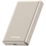 CANYON power bank OnPower 510 slim Magnetic 10000 mAh PD20W Beige