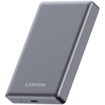 CANYON power bank OnPower 510 slim Magnetic 10000 mAh PD20W Dark Grey