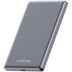 CANYON power bank OnPower 505 slim Magnetic 5000 mAh PD20W Dark Grey
