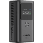 CANYON power bank OnPower 130 TFT 10000 mAh PD30W Dark Grey