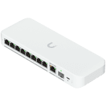 Ubiquiti switch USW-Flex-2.5G-8-EU 8-port 2.5 GbE ports, 10 GbE PoE+ input port for power / SFP+ port combo