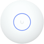 Ubiquiti UniFi U7-Lite ceiling-mounted WiFi 7 AP with 4 spatial streams and 2.5 GbE uplink, Powered using PoE, 2.5 GbE uplink