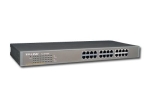 Switch TP-Link TL-SF1024, 24-Port RJ45 10/100Mbps Standard 19-inch rack-mountable steel case switch, 4.8Gbps Switching Capacity, Fanless, Auto Negotiation/Auto MDI/MDIX