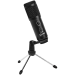 LORGAR Soner 313, Gaming Microphones, Black, USB condenser microphone with Volume Knob & Echo Kob, including 1x Microphone, 1 x 2.5M USB Cable, 1 x Tripod Stand, 1 x User Manual, body size: Φ47.4*158.2*48.1mm, weight: 243.0g