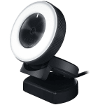 Razer Kiyo - Ring Light Equipped Broadcasting Camera ,Desktop streaming camera with multi-step ring light,High fps HD Video (720p 60fps/1080p 30fps),Compatible with Open Broadcaster Software and Xsplit