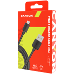 CANYON Micro USB cable, 1M, Black