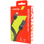 CANYON cable UM-5 MicroUSB 10W 1m Dark Grey