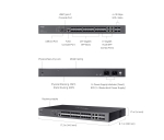 24-портов SFP Stackable Lite L3 управляван комутатор TP-Link Omada Campus SG5428XF с 4× 10G порта
