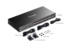 24-портов SFP Stackable Lite L3 управляван комутатор TP-Link Omada Campus SG5428XF с 4× 10G порта