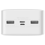 Външна батерия Baseus Bipow PPBD050202 30000mAh 15W бял + USB-A - Micro USB кабел 0.25m бял