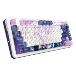 Механична Bluetooth и безжична геймърска клавиатура Redragon Cyrus Pro Anime K681ACG-RGB-PRO с RGB осветление - бяла