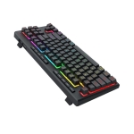 Геймърска клавиатура Redragon Shiva TKL Pro K516RGB-PRO с кабел и безжична Bluetooth, RGB осветление - черна