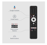Телевизор Thomson Smart QLED Pro TV 65"; Google TV; 3840 x 2160 (4K UHD), DLED, 144 Hz, DVB-T/T2/C/S/S2, HDR10, Wi-Fi, Bluetooth, LAN, HDMI 4 (2.1), USB 2 (2.0) + 1 (3.0), Central Swivel Stand, Black