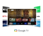 Телевизор Thomson Smart QLED Pro TV 65"; Google TV; 3840 x 2160 (4K UHD), DLED, 144 Hz, DVB-T/T2/C/S/S2, HDR10, Wi-Fi, Bluetooth, LAN, HDMI 4 (2.1), USB 2 (2.0) + 1 (3.0), Central Swivel Stand, Black