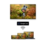 Телевизор Thomson Smart QLED Pro TV 65"; Google TV; 3840 x 2160 (4K UHD), DLED, 144 Hz, DVB-T/T2/C/S/S2, HDR10, Wi-Fi, Bluetooth, LAN, HDMI 4 (2.1), USB 2 (2.0) + 1 (3.0), Central Swivel Stand, Black