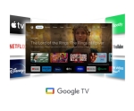 Телевизор Thomson Smart QLED Plus TV 65"; Google TV; 3840 x 2160 (4K UHD), QLED, 4000:1, 60 Hz, DVB-T/T2/C/S/S2, HDR10, Wi-Fi, Bluetooth, LAN, HDMI 2 (2.0) + 2 (2.1), USB 2 (2.0) + 1 (3.0),Built-in Front Speakers, Central Swivel Stand, Black
